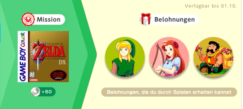 Zelda: Link's Awakening DX-Profilsymbole zu Nintendo Switch Online hinzugefügt 5 Screenshot 2024 09 04 09 44 54